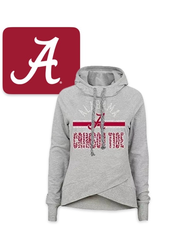 Gen2 Tops - NWT [Gen2] Alabama Crimson Tide NCAA Flow Hoodie Hooded Sweatshirt Juniors S 3/5